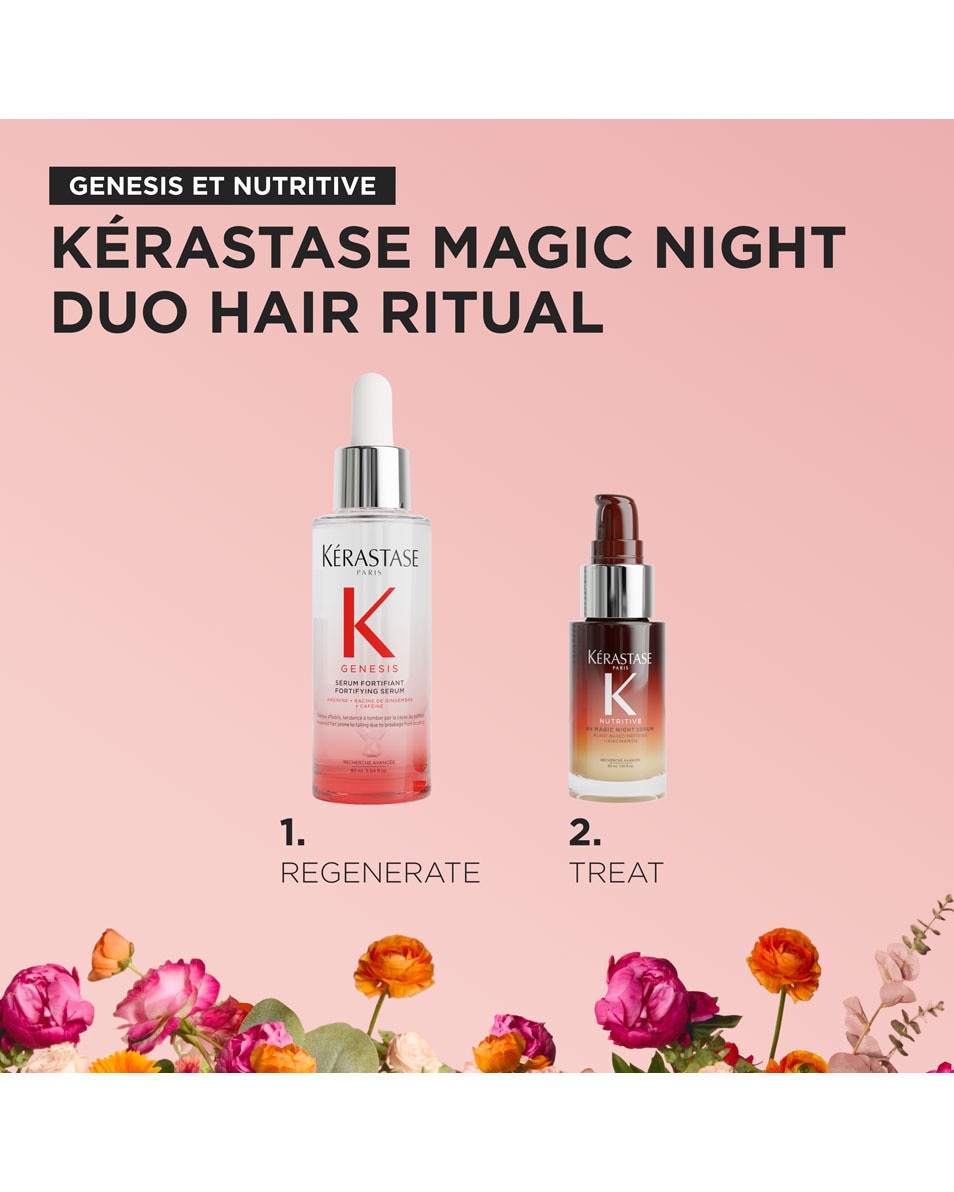 KÉRASTASE Genesis Magic Night Duo Lenteset Coffret Printemps Action anti-chute et nutrition 2 ST 3