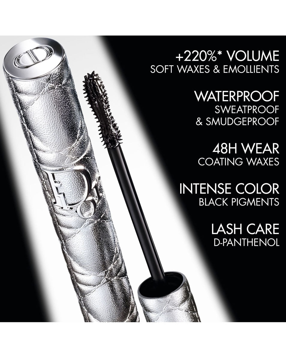 DIOR Diorshow Overvolume Waterproof Mascara waterproof volume extrême 48h 090 Overblack 3