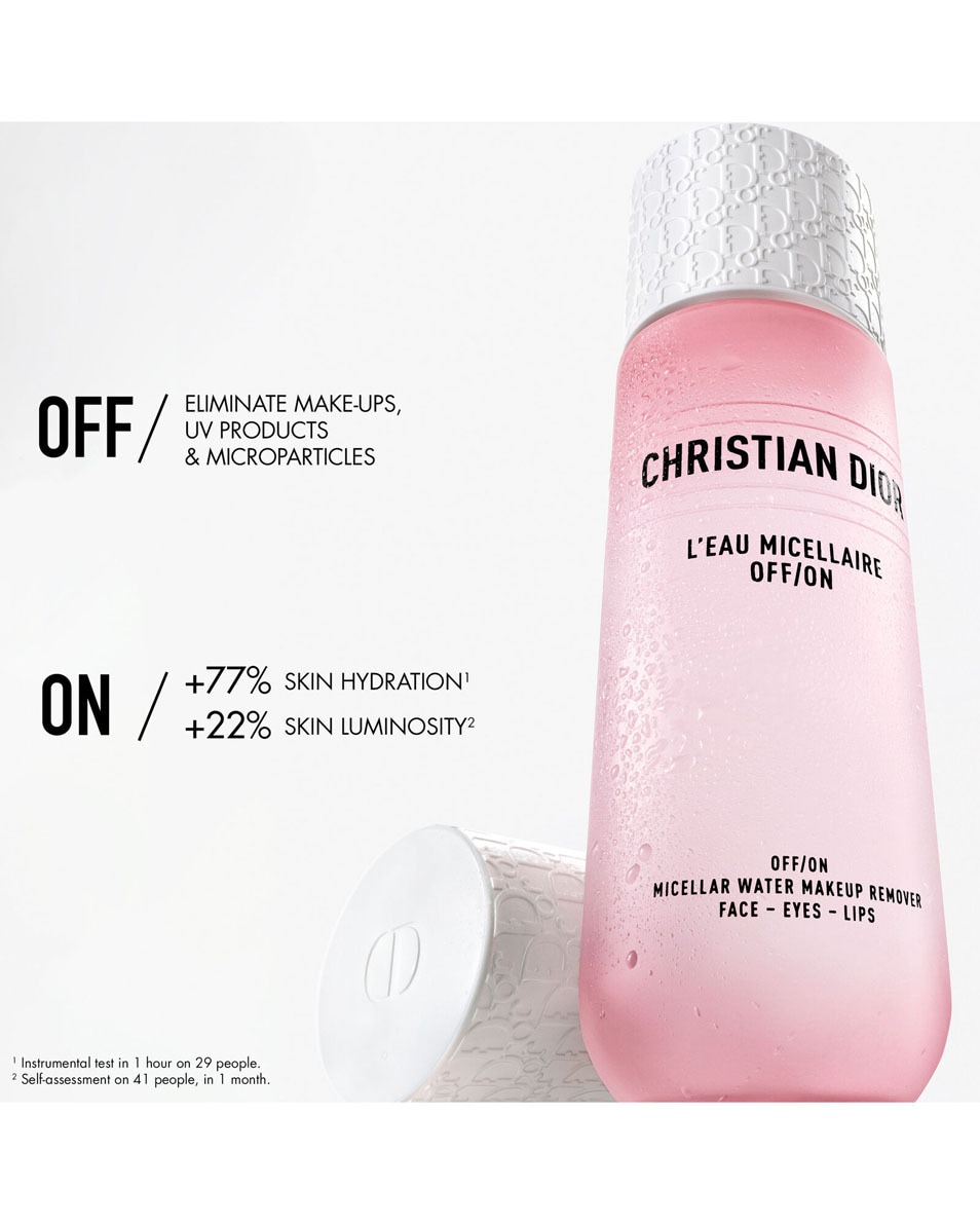 DIOR L'Eau Micellaire OFF/ON - Micellar water makeup remover Eau micellaire démaquillante visage, yeux et lèvres 175 ML 3