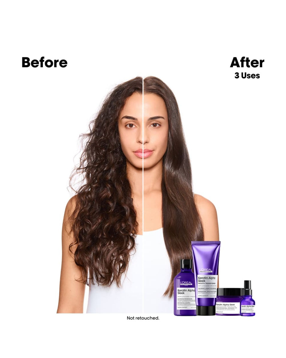 L'OREAL PROFESSIONNEL Keratin Alpha Sleek Sérum Lissant - Pour des cheveux lisses et faciles à coiffer 50 ML 3