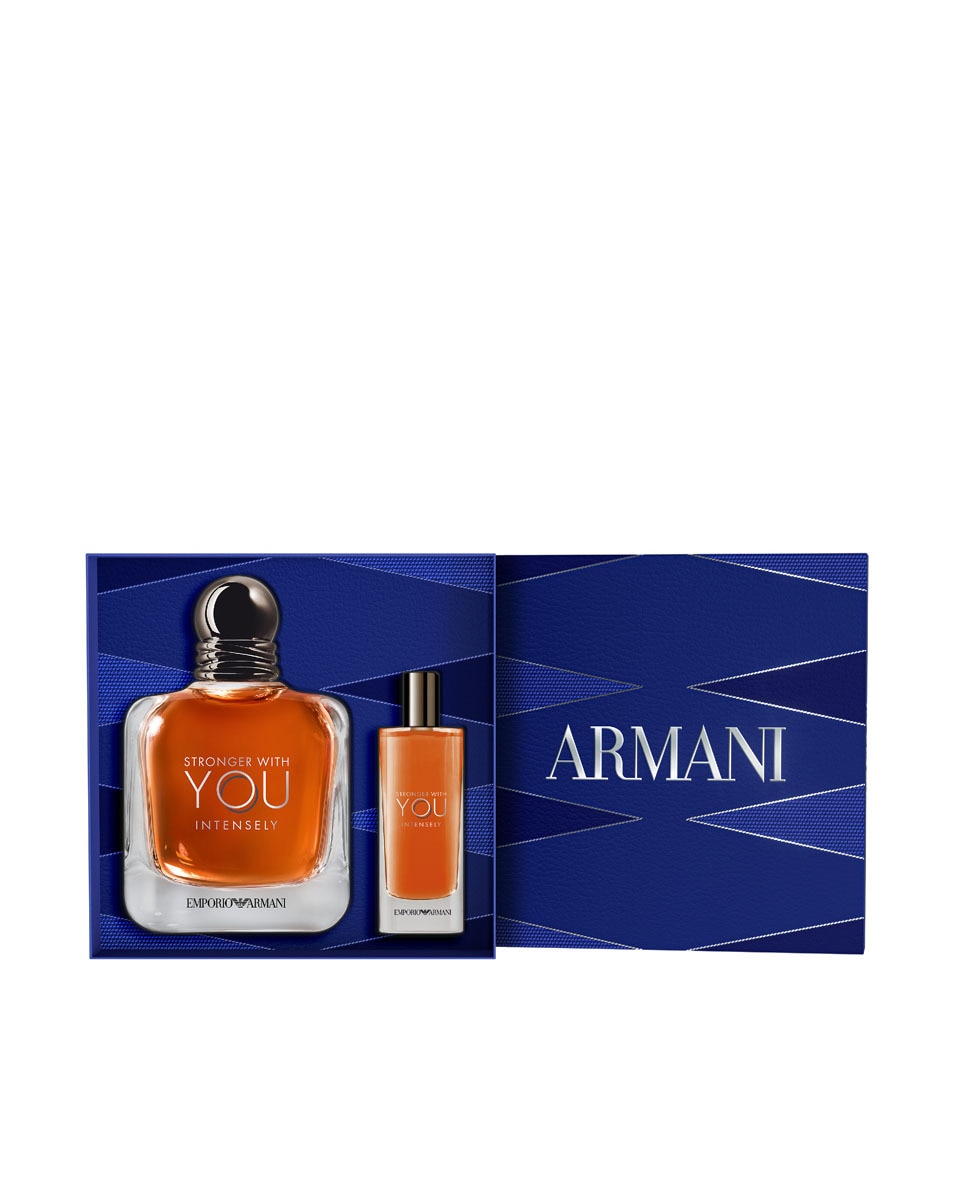 ARMANI Stronger With You Intensely Coffret Cadeau Eau De Parfum - Parfum Fougère Ambré 2 ST 3