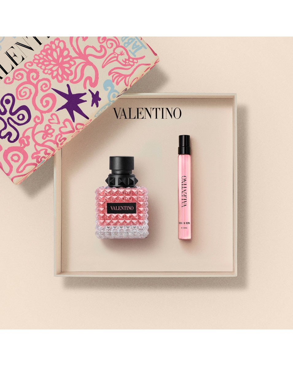VALENTINO Born in Roma Donna Coffret Cadeau Eau De Parfum, Fragrance Florale Ambrée Pour Femme 2 ST 3