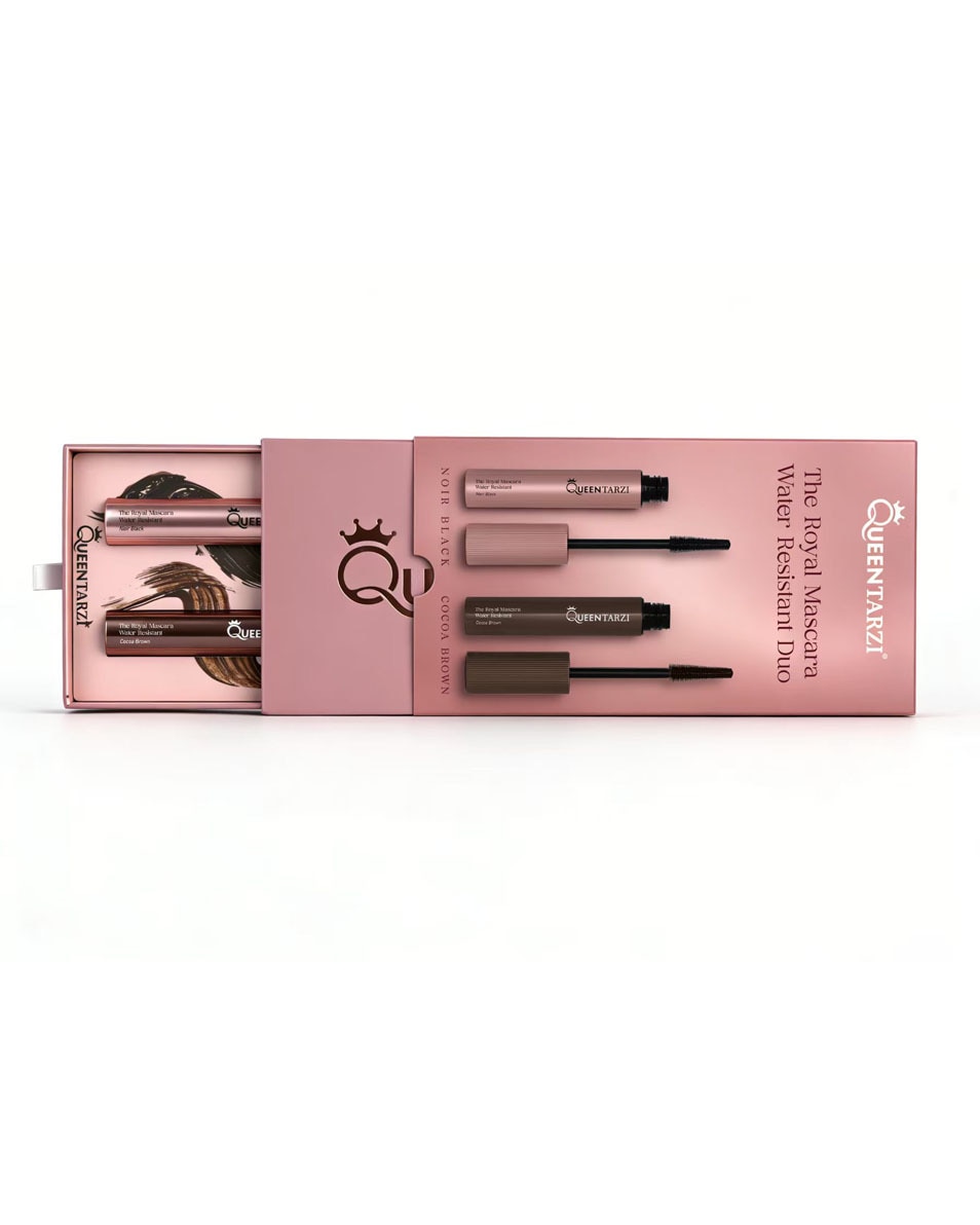 QUEEN TARZI Royal Mascara Water Resistant Duo Set 2 ST 3