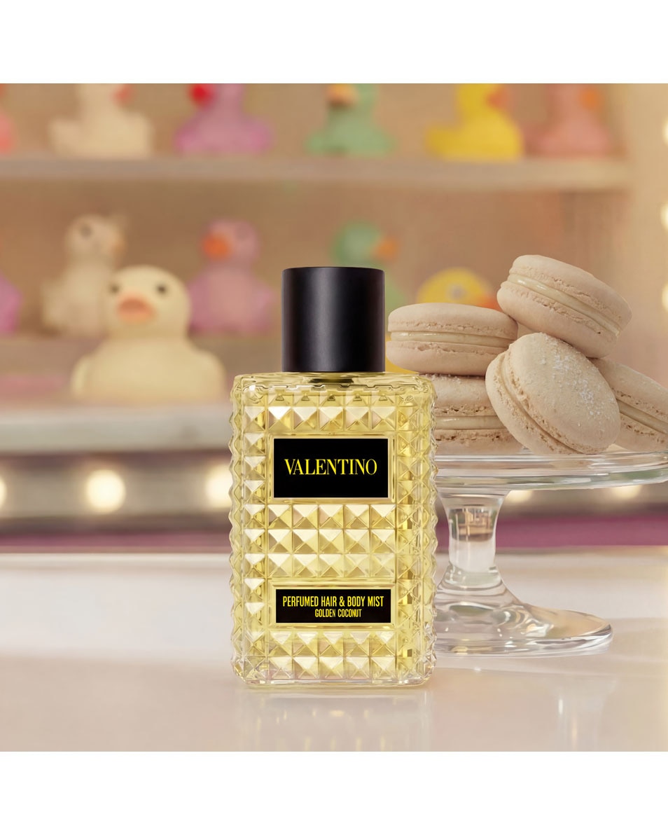 VALENTINO Born in Roma Golden Coconut Hair And Body Mist – Parfum Floral À La Noix De Coco Pour Femmes 100 ML 3
