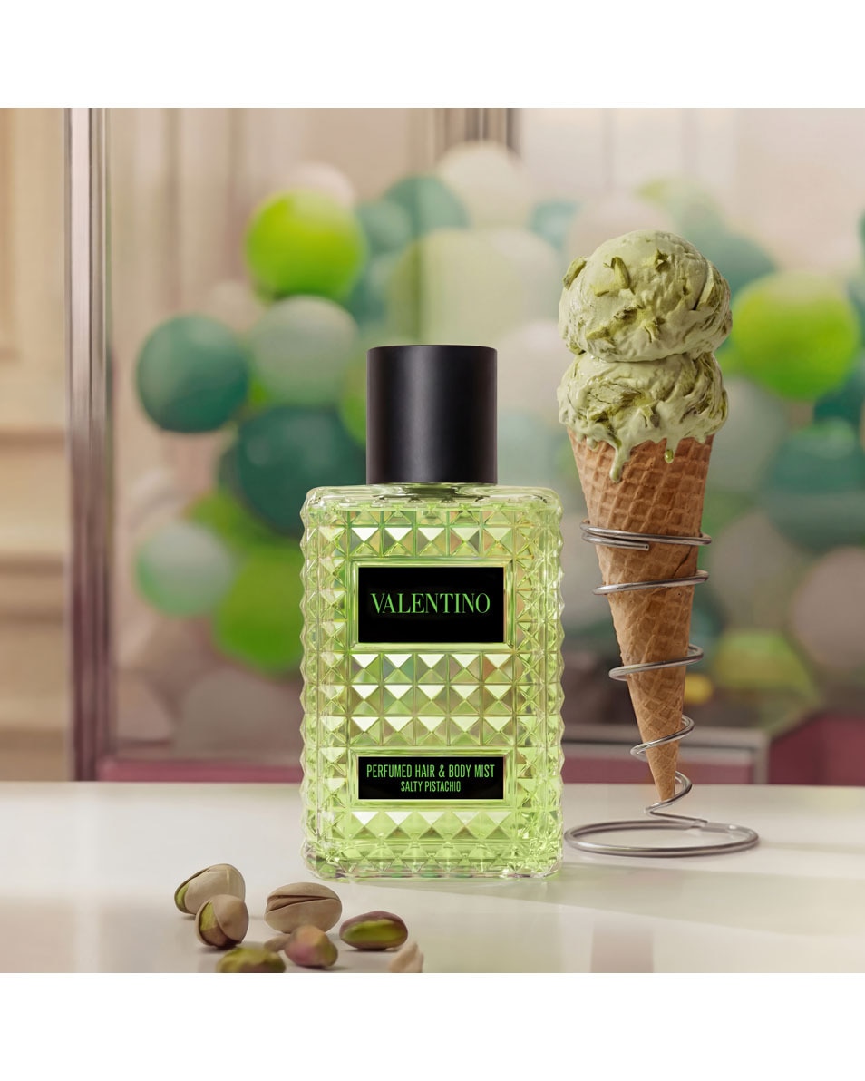 VALENTINO Born in Roma Salty Pistachio Hair And Body Mist – Parfum Floral Ambré Pour Femmes 100 ML 3