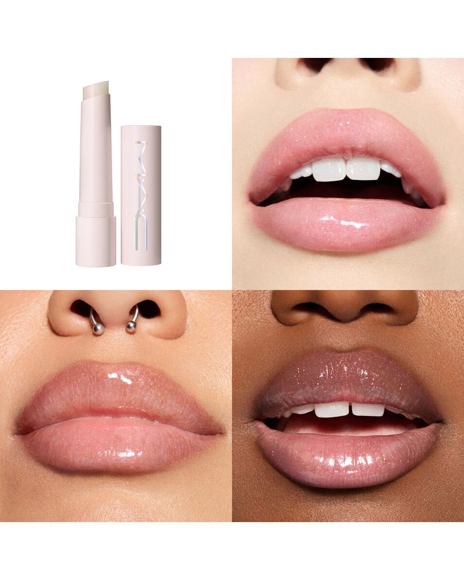 M.A.C Squirt Plumping Gloss Stick Shimmer Gloss en Stick Repulpant Pailleté Ruby Sparks 3
