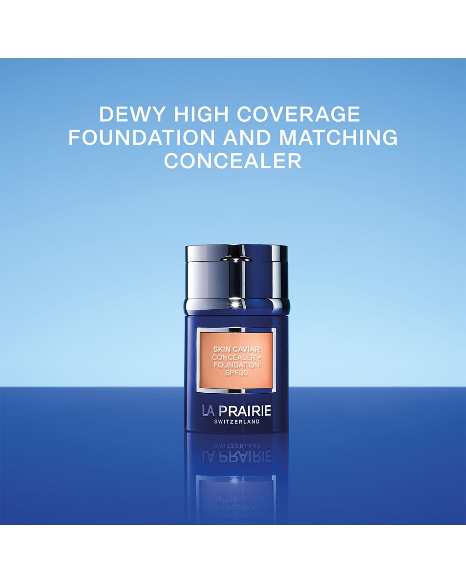 LA PRAIRIE SKIN CAVIAR FOUNDATION ANTI-CERNES FOND DE TEINT SPF 35 PECHE 3