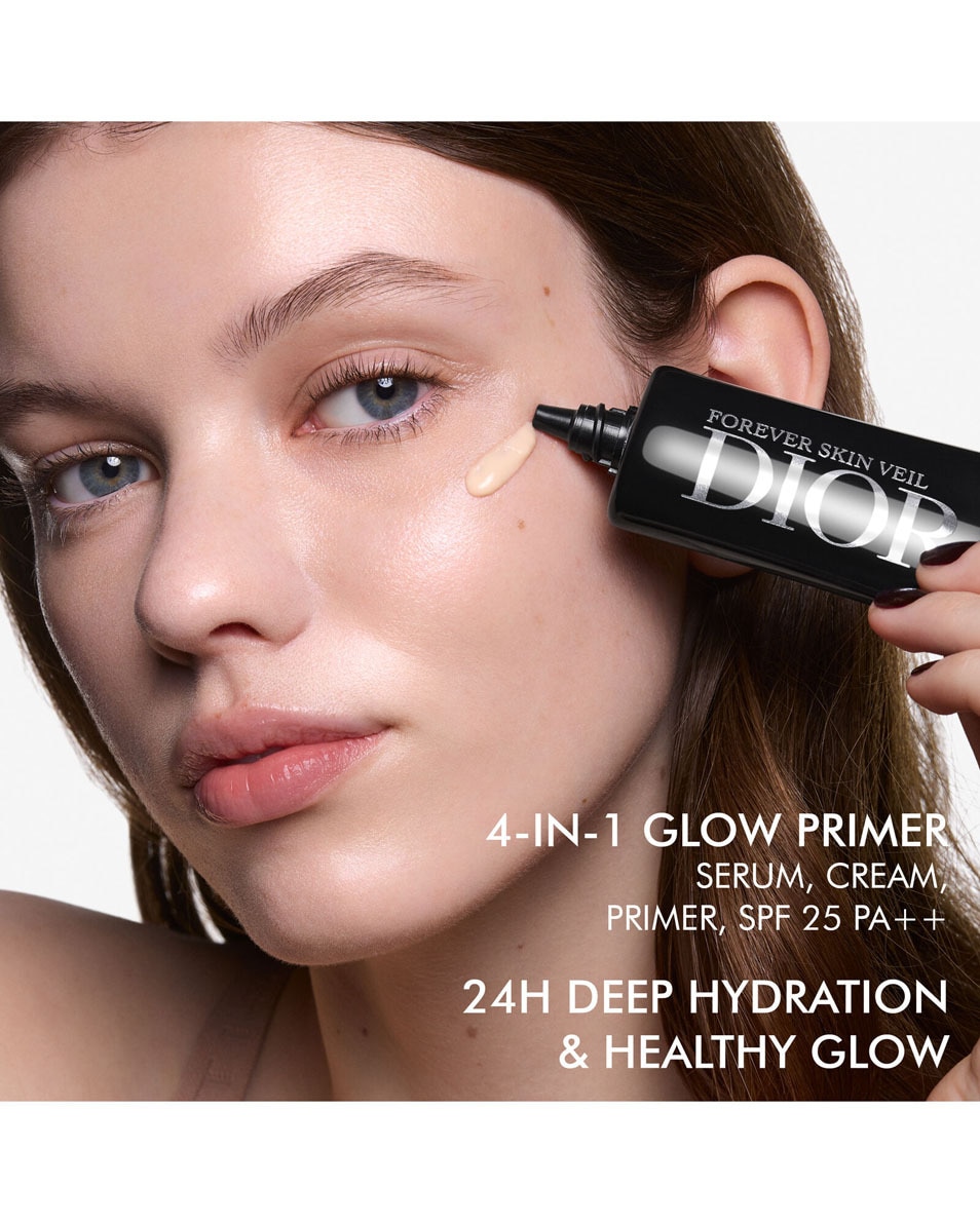 DIOR Forever Skin Veil - Glow finish primer Base de teint - fini éclat, hydratation 24h, SPF 25 PA++ Glow finish 3