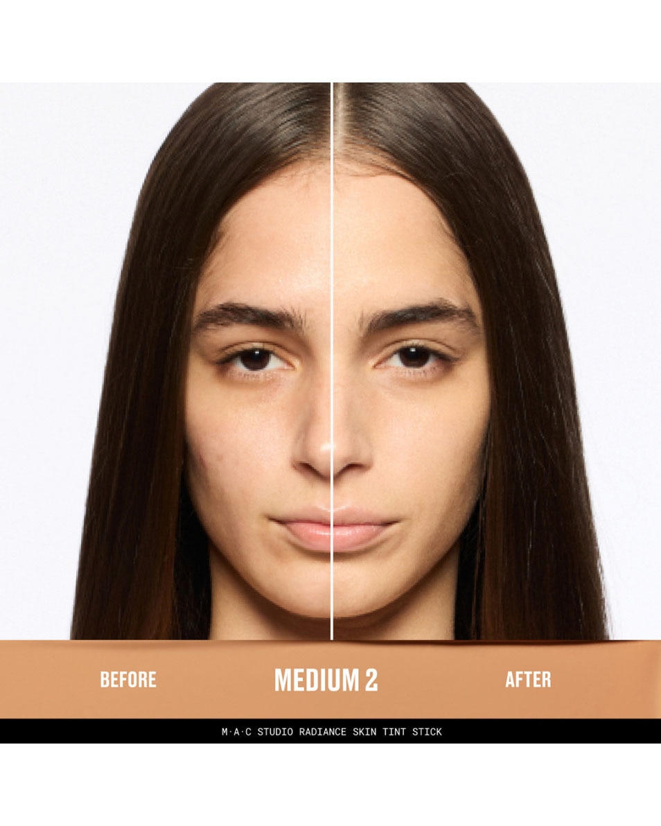 M.A.C Studio Radiance Skin Tint Stick Un stick teinté hydratant au fini naturellement lumineux Medium 2 3