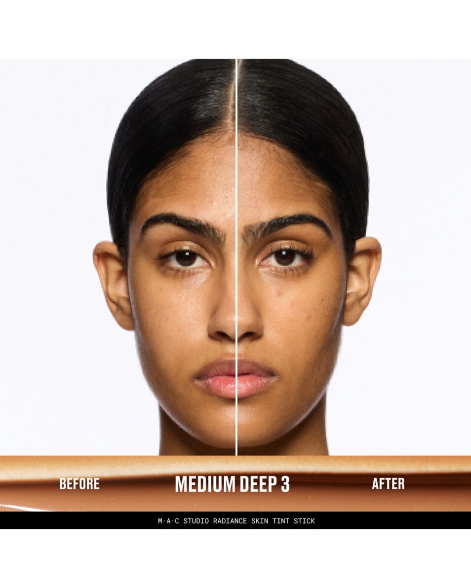 M.A.C Studio Radiance Skin Tint Stick Un stick teinté hydratant au fini naturellement lumineux Medium Deep 3 3
