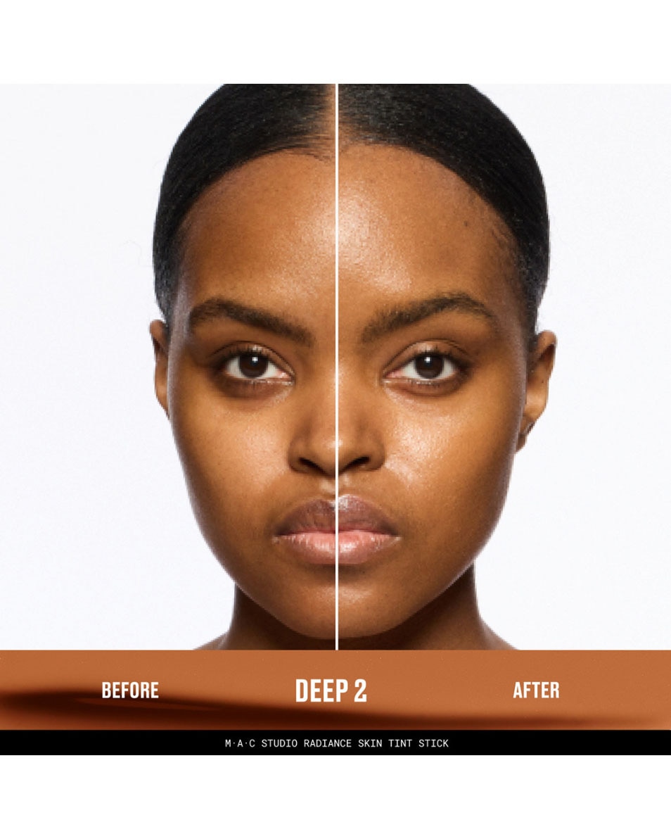 M.A.C Studio Radiance Skin Tint Stick Un stick teinté hydratant au fini naturellement lumineux Deep 2 3