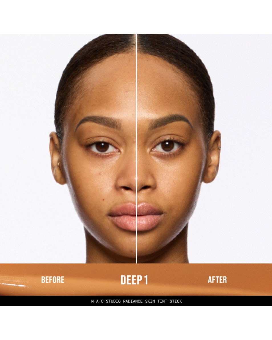 M.A.C Studio Radiance Skin Tint Stick Un stick teinté hydratant au fini naturellement lumineux Deep 1 3