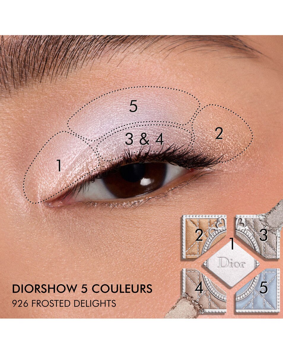 DIOR Diorshow 5 Couleurs - Limited Edition Palette yeux 5 fards à paupières 926 Frosted Delights 3