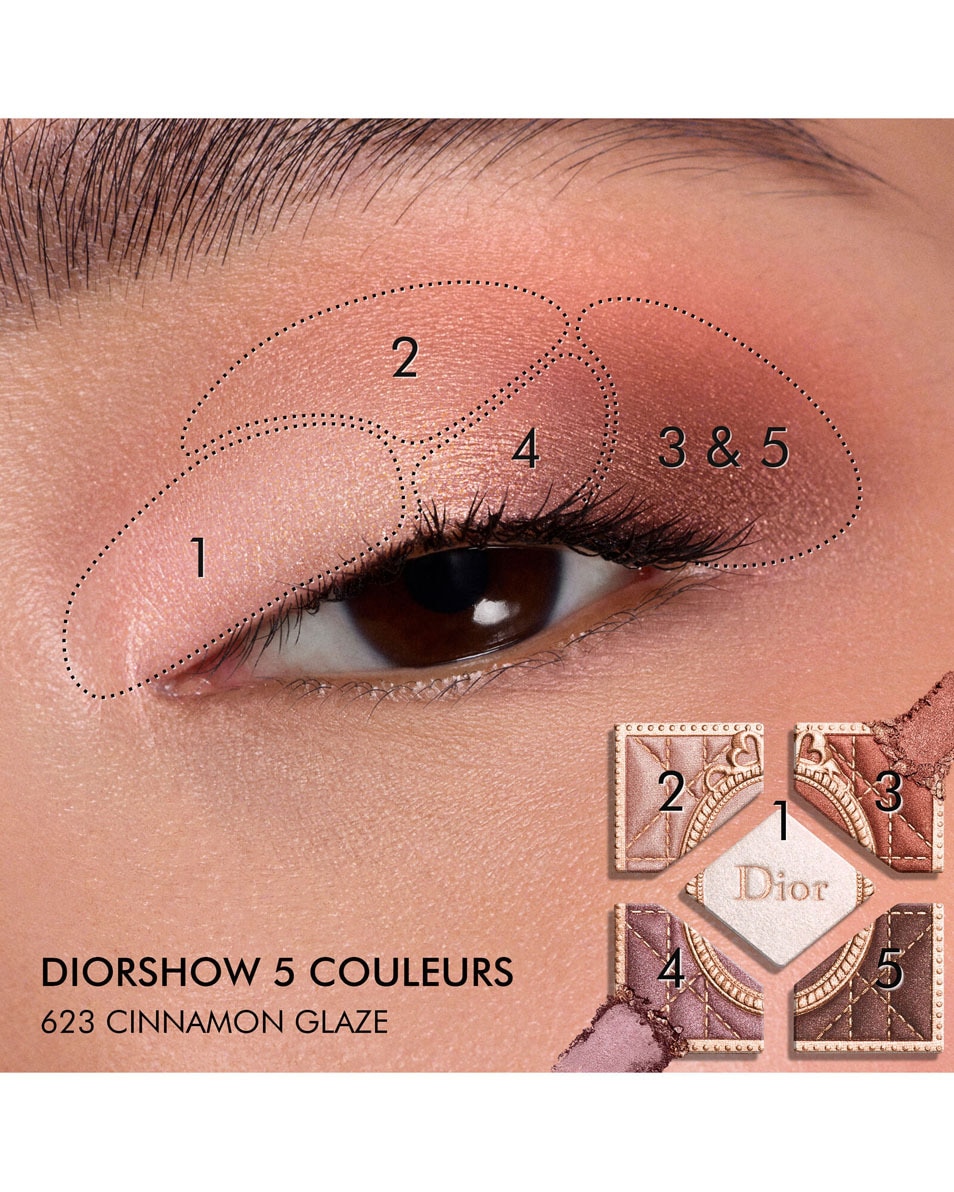 DIOR Diorshow 5 Couleurs - Limited Edition Palette yeux 5 fards à paupières 623 Cinnamon Glaze 3