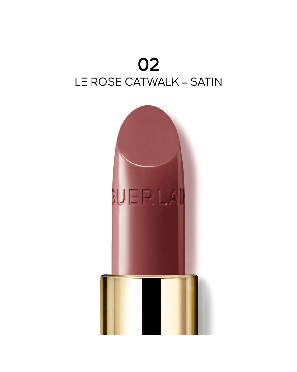 GUERLAIN ROUGE G La recharge Le rouge à lèvres soin personnalisable 02 LE ROSE CATWALK - SATIN 3