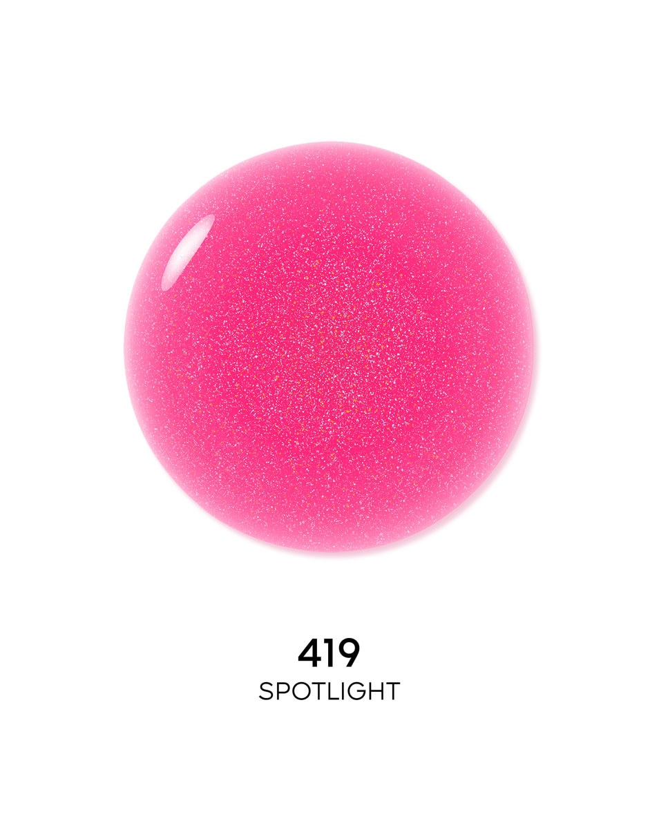 GUERLAIN KISS KISS Bee Glow Oil Huile à lèvres teintée au miel 92% d’origine naturelle 419 SPOTLIGHT 3