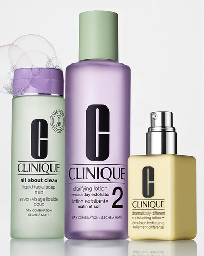 CLINIQUE ALL ABOUT CLEAN™ LIQUID FACIAL SOAP MILD - SKIN TYPE 2 NETTOYANT VISAGE - PEAU SÈCHE À MIXTE - 3-STEP SYSTEM 200 ML