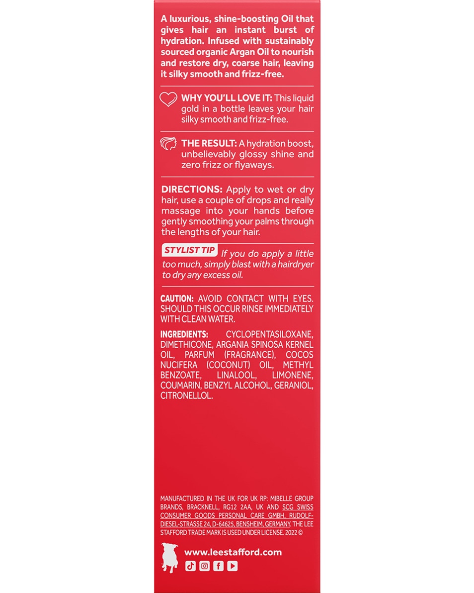 LEE STAFFORD ARGANOIL NOURISHING MIRACLE OIL 50 ML 4