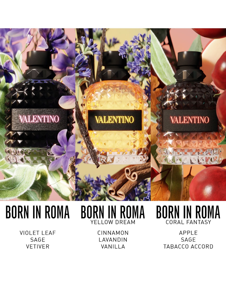 VALENTINO BORN IN ROMA CORAL FANTASY UOMO EAU DE TOILETTE HOMME 50 ML 4