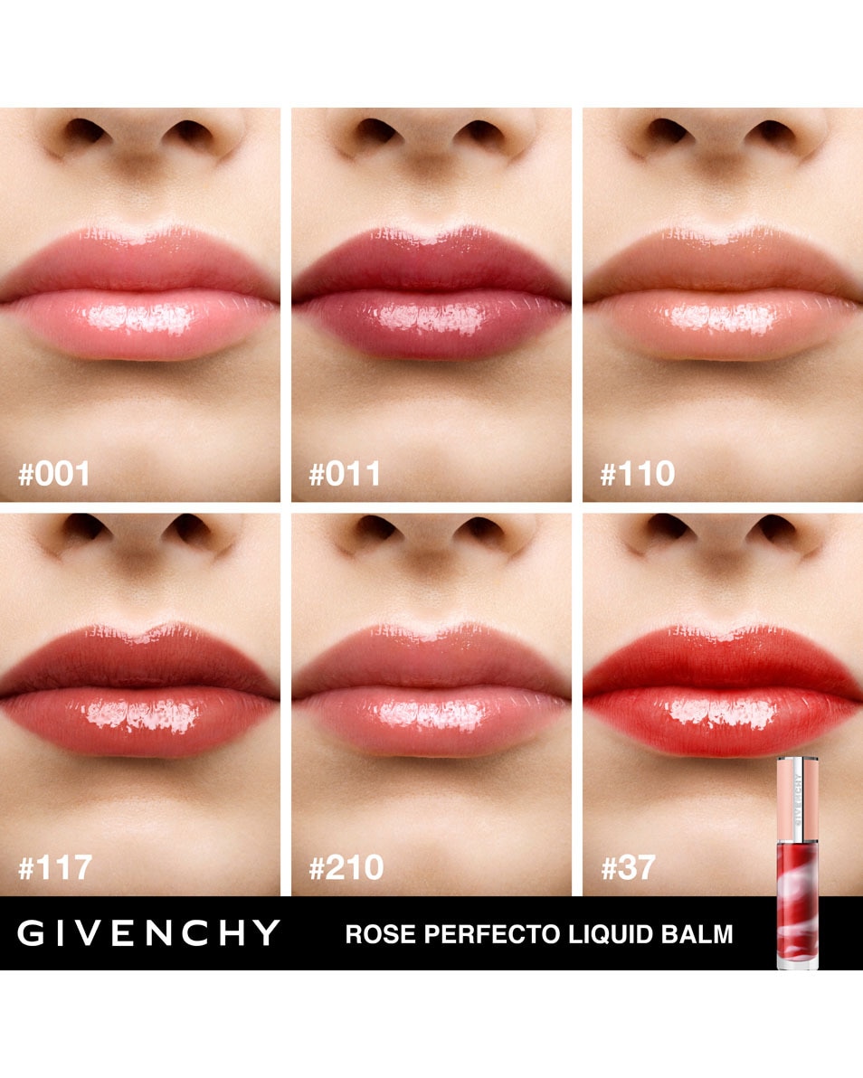 GIVENCHY COSMETICS ROSE PERFECTO LIQUID LIP BALM 210 MILKY PINK 4