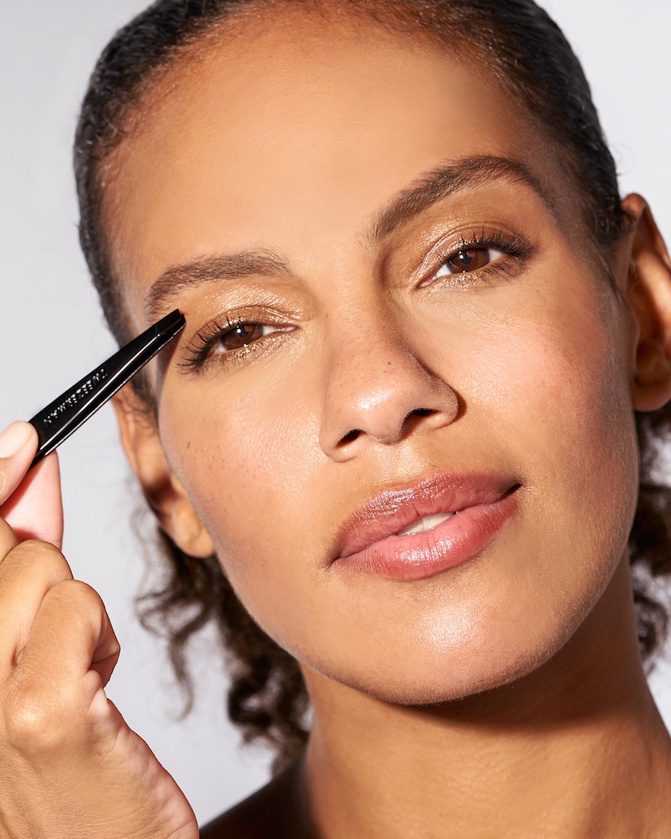 TWEEZERMAN SLANT TWEEZER BLACK MATTE PINCE À ÉPILER OBLIQUE NOIR MAT 1 ST 4