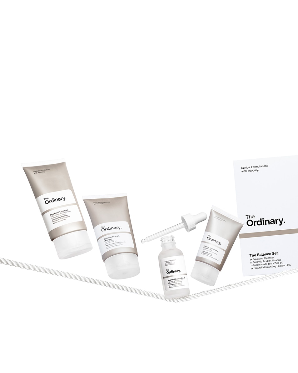 THE ORDINARY SET LE SET PURIFIANT NETTOYANT 4 ST 4