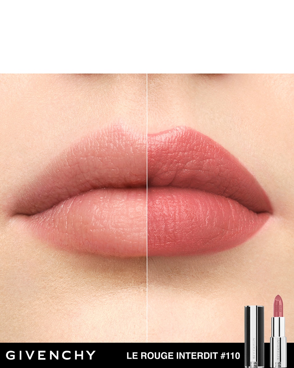 GIVENCHY COSMETICS LE ROUGE INTERDIT INTENSE SILK FINI SOYEUX & COULEUR LUMINEUSE 110 BEIGE NU 3