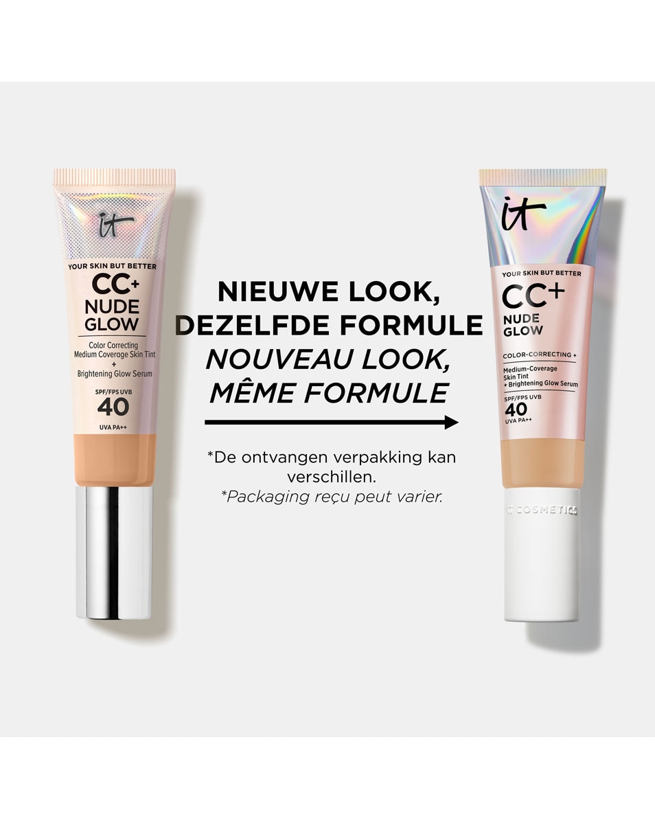 IT COSMETICS Your Skin But Better CC+ CC+ Nude Glow Cream SPF 40 Neutral Tan 4