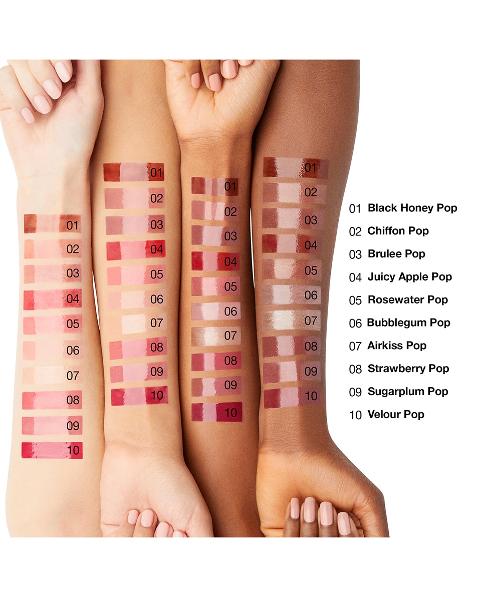 CLINIQUE POP PLUSH™ CREAMY LIP GLOSS GLOSS À LÈVRES HYDRATANT Black Honey Pop 4