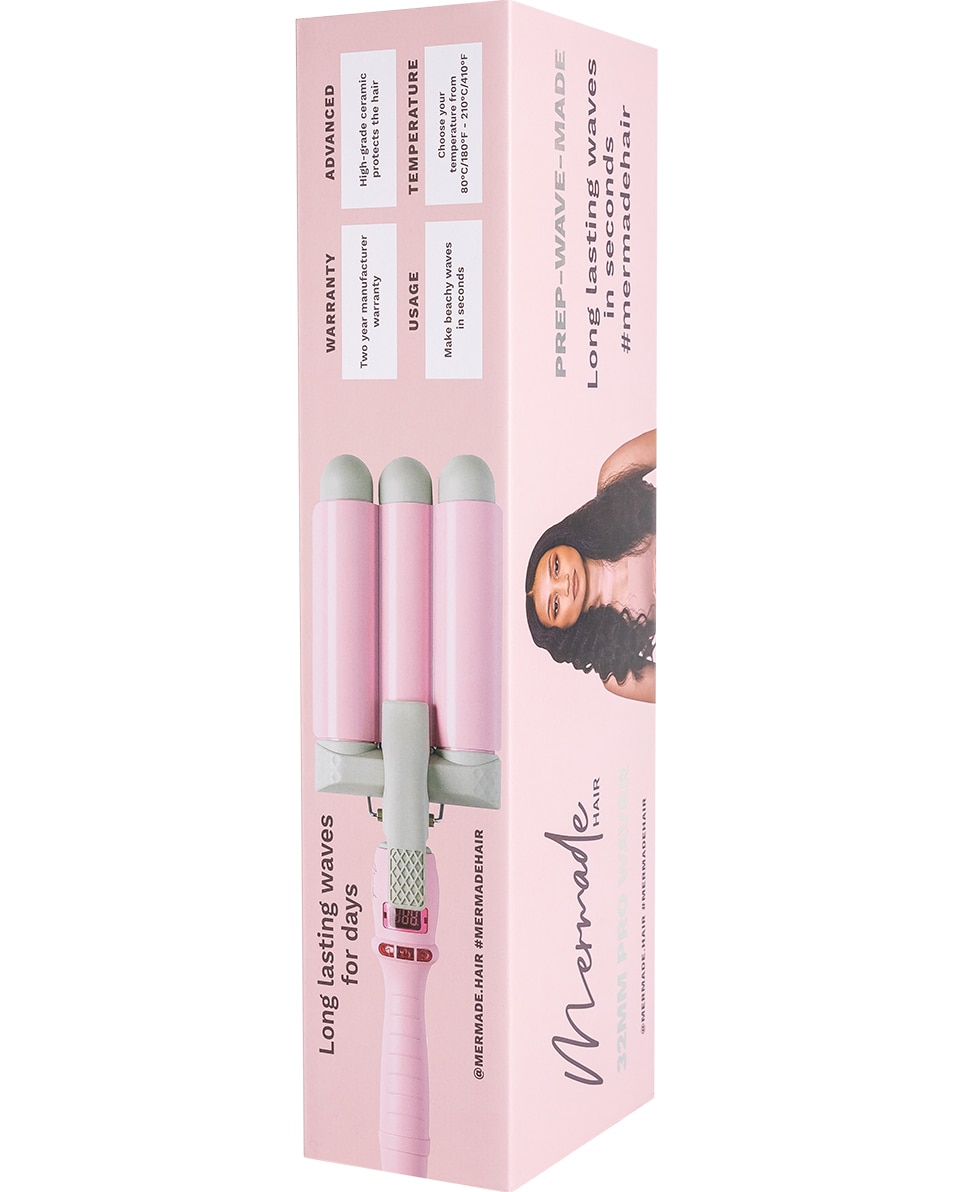 MERMADE HAIR WAVER PRO FER À BOUCLER 32MM PINK 1 ST 4