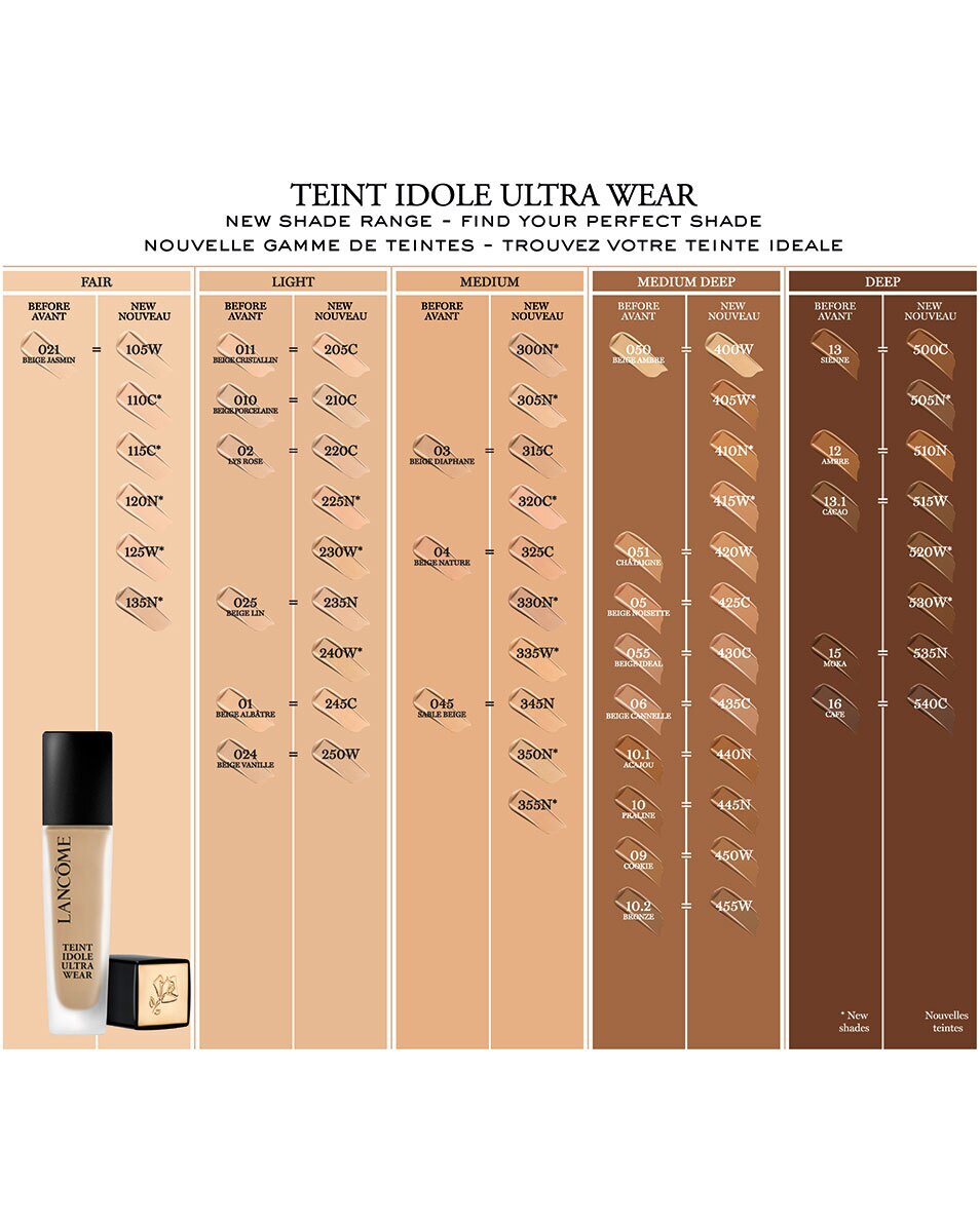 LANCÔME TEINT IDOLE ULTRA WEAR Fond de teint 450W - 09 - Cookie <br> 4