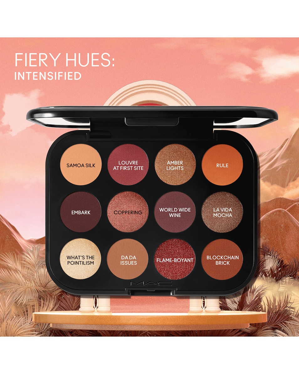 M.A.C CONNECT IN COLOUR EYE SHADOW PALETTE PALETTE FARDS À PAUPIÈRES – FINIS DIFFÉRENTS 4