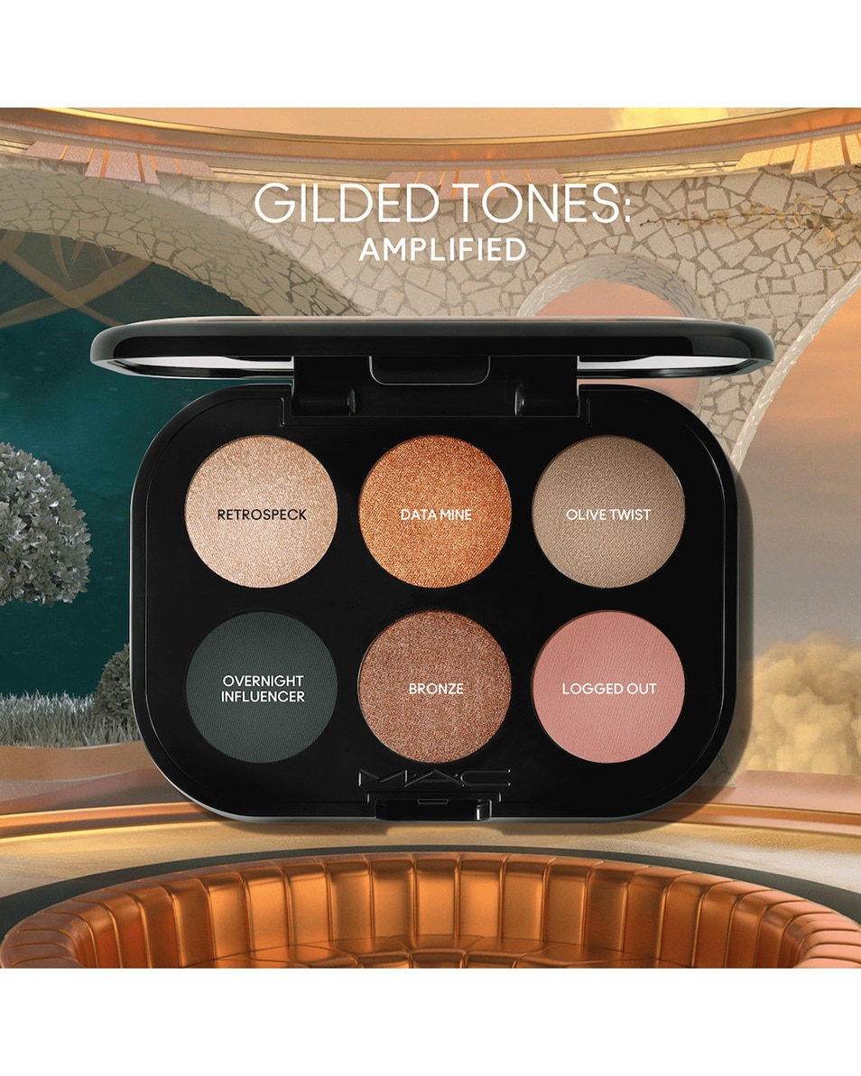 M.A.C CONNECT IN COLOUR EYE SHADOW PALETTE PALETTE FARDS À PAUPIÈRES – FINIS DIFFÉRENTS 4