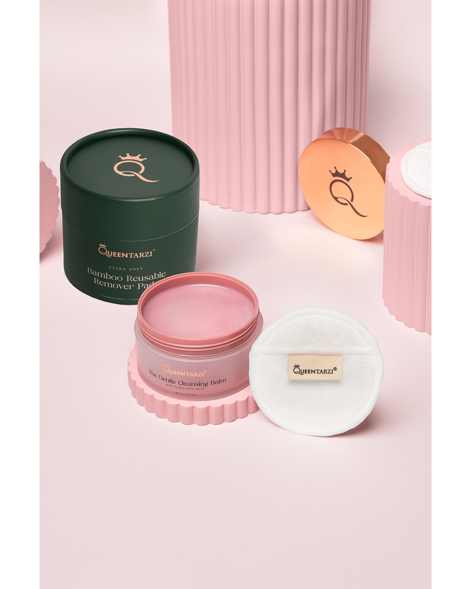 QUEEN TARZI REMOVER PADS Bamboo Reusable Remover Pads 5 ST 4