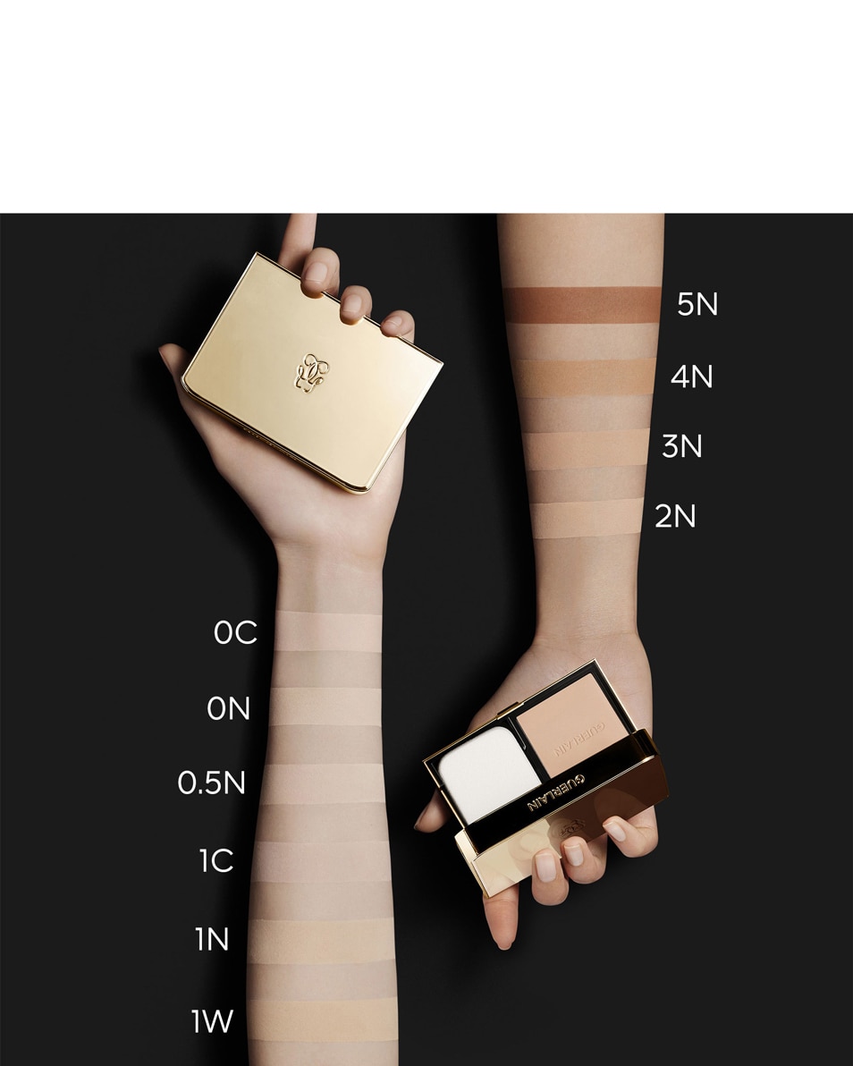 GUERLAIN PARURE GOLD SKIN CONTROL FOND DE TEINT COMPACT HAUTE PERFECTION & MATITÉ - RECHARGE 0N NEUTRAL/NEUTRE 4