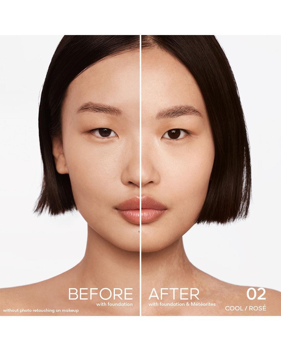 GUERLAIN Météorites Perles de poudre révélatrices de lumière 01 PEARLY WHITE / BLANC DE PERLE 4