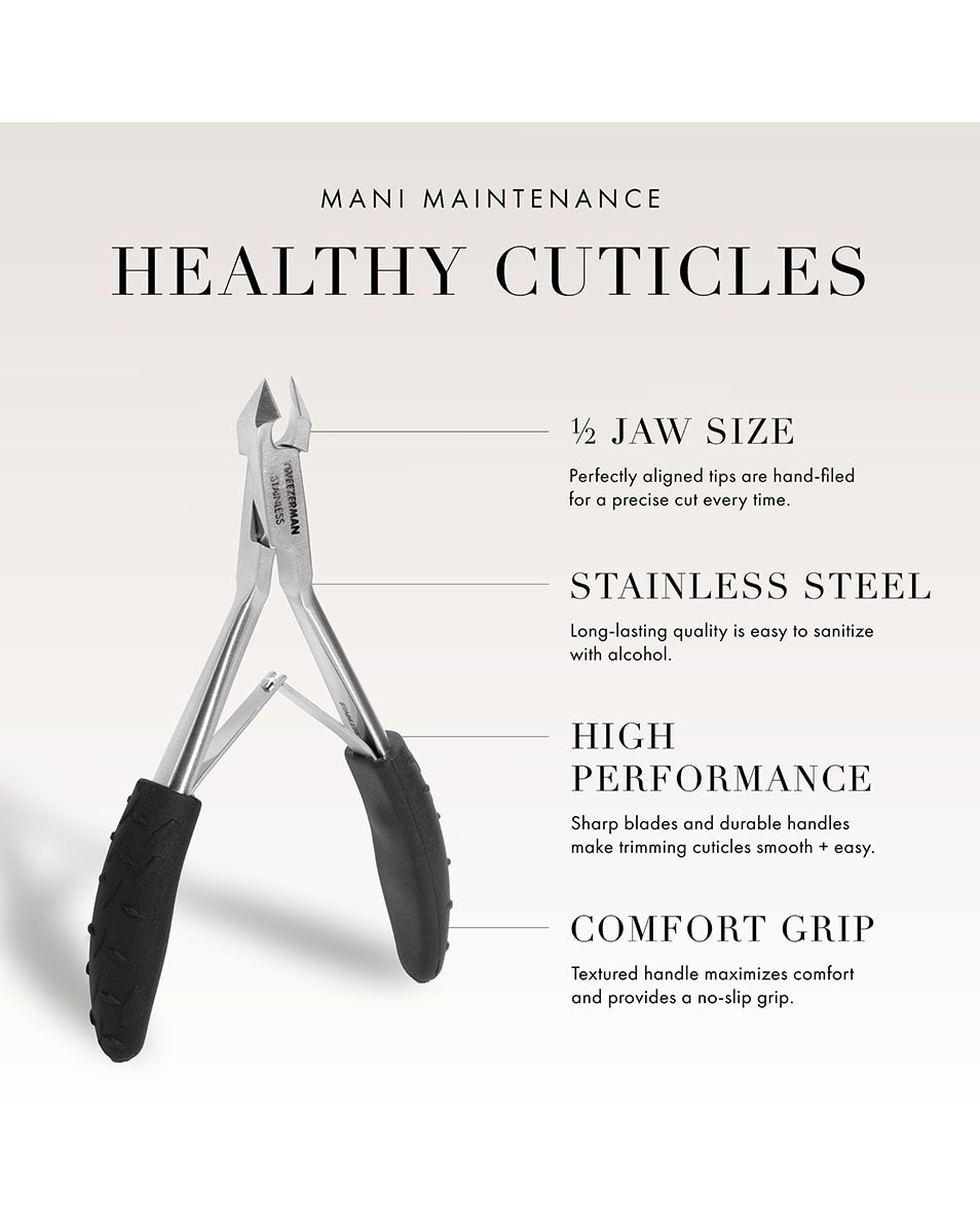 TWEEZERMAN Wide Grip Cuticle Nipper Pince à cuticules 1 ST 4