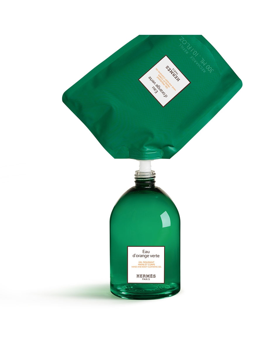 Eau d'orange verte, gel moussant mains et corps