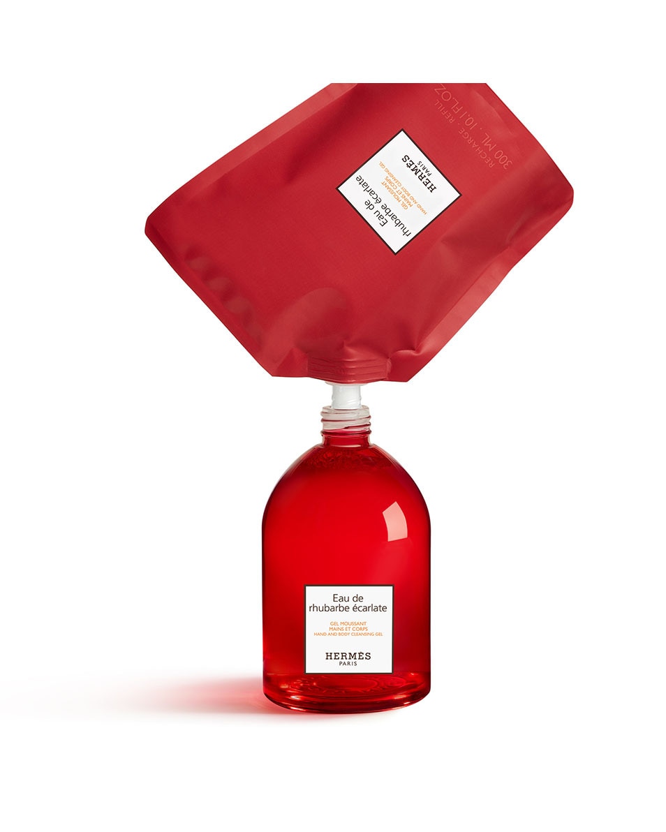 HERMÈS Le Bain Eau de rhubarbe écarlate, gel moussant mains et corps 300 ML 4