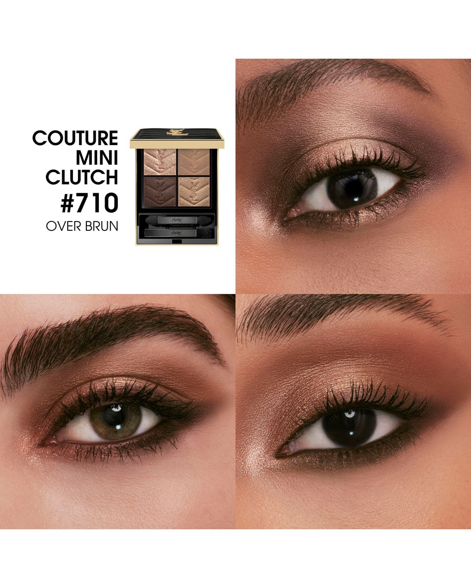 YVES SAINT LAURENT Couture Mini Clutch Palette De Fards Paupi res Over Brun 4