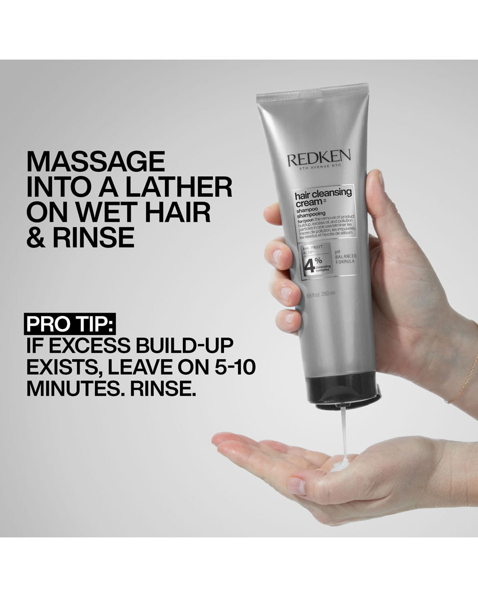 REDKEN Hair Cleansing Cream Shampooing nettoyant - pour tous types de cheveux 250 ML 4