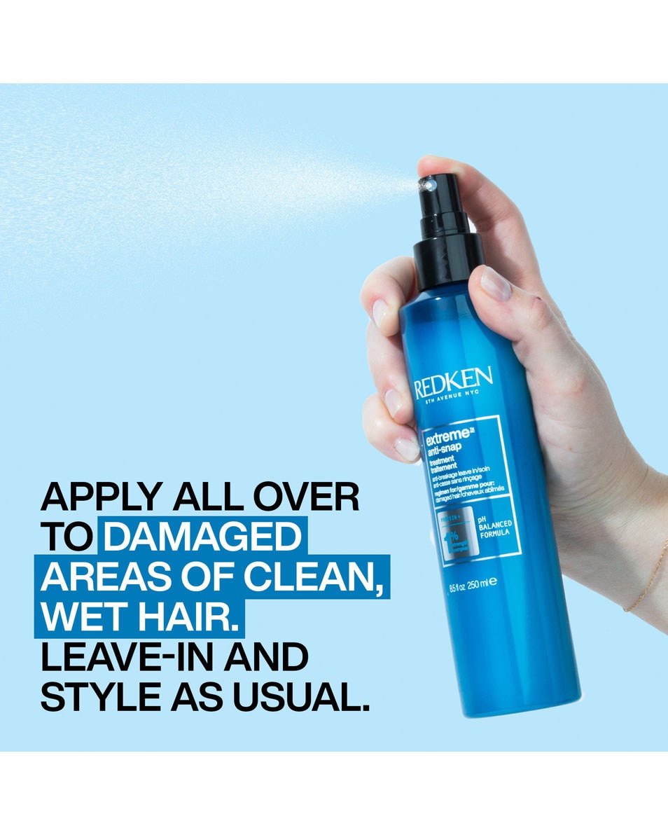 REDKEN Extreme Anti-snap - soin sans rinçage - réduit la casse des cheveux 240 ML 4