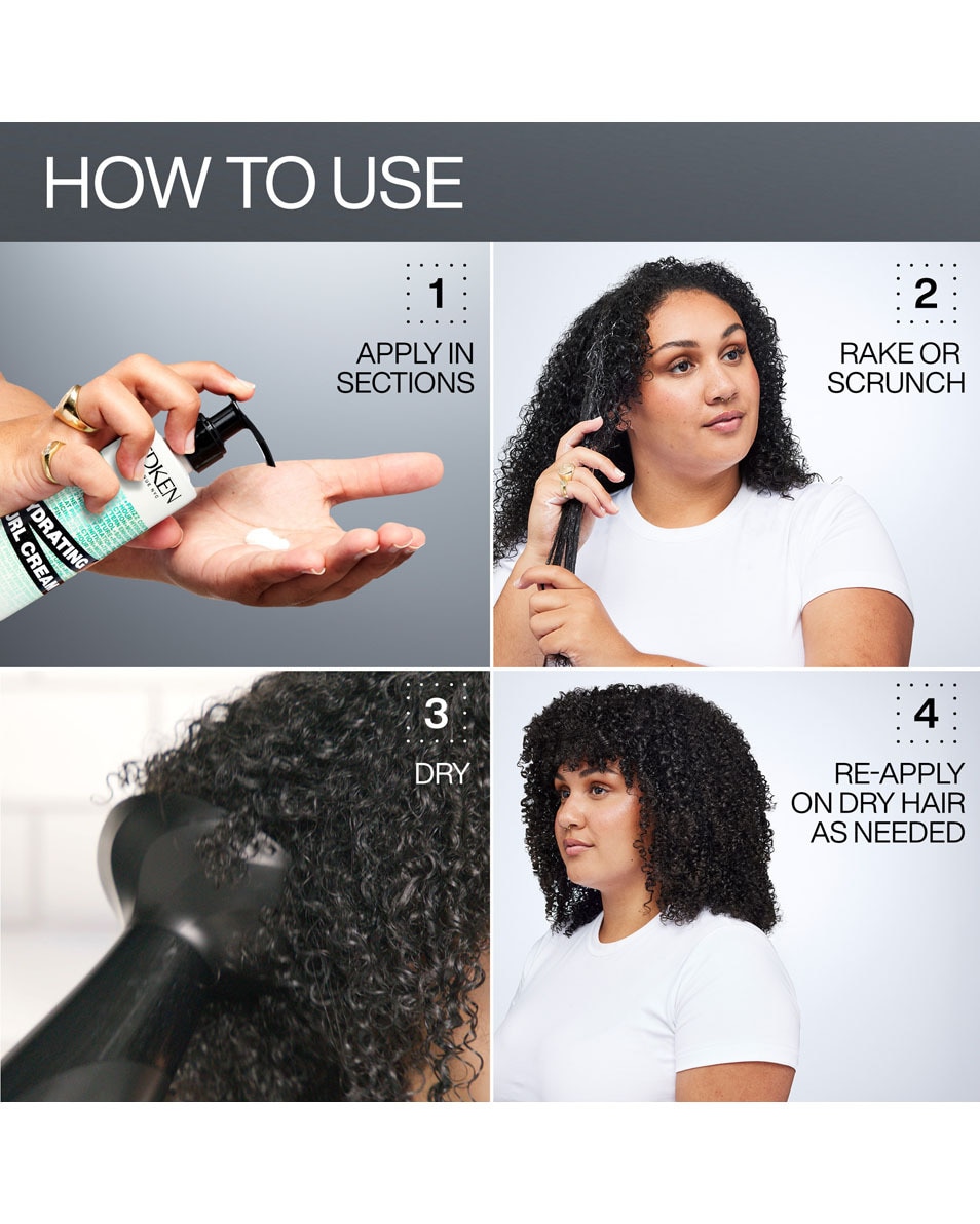 REDKEN Hybrid Curls Stylers Crème hydratante pour boucles - crème définition des boucles 250 ML 4