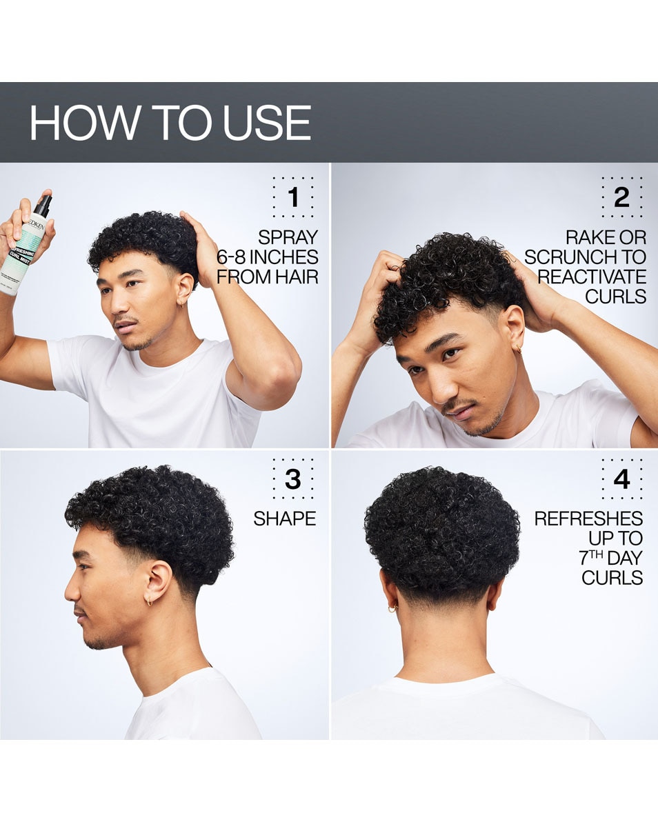 REDKEN Hybrid Curls Stylers Brume rafraîchissante pour boucles - rafraîchit les boucles 250 ML 4