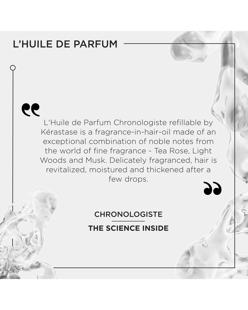 KÉRASTASE Chronologiste L'Huile de Parfum Huile - format voyage - parfum capillaire nourrissant 30 ML 4