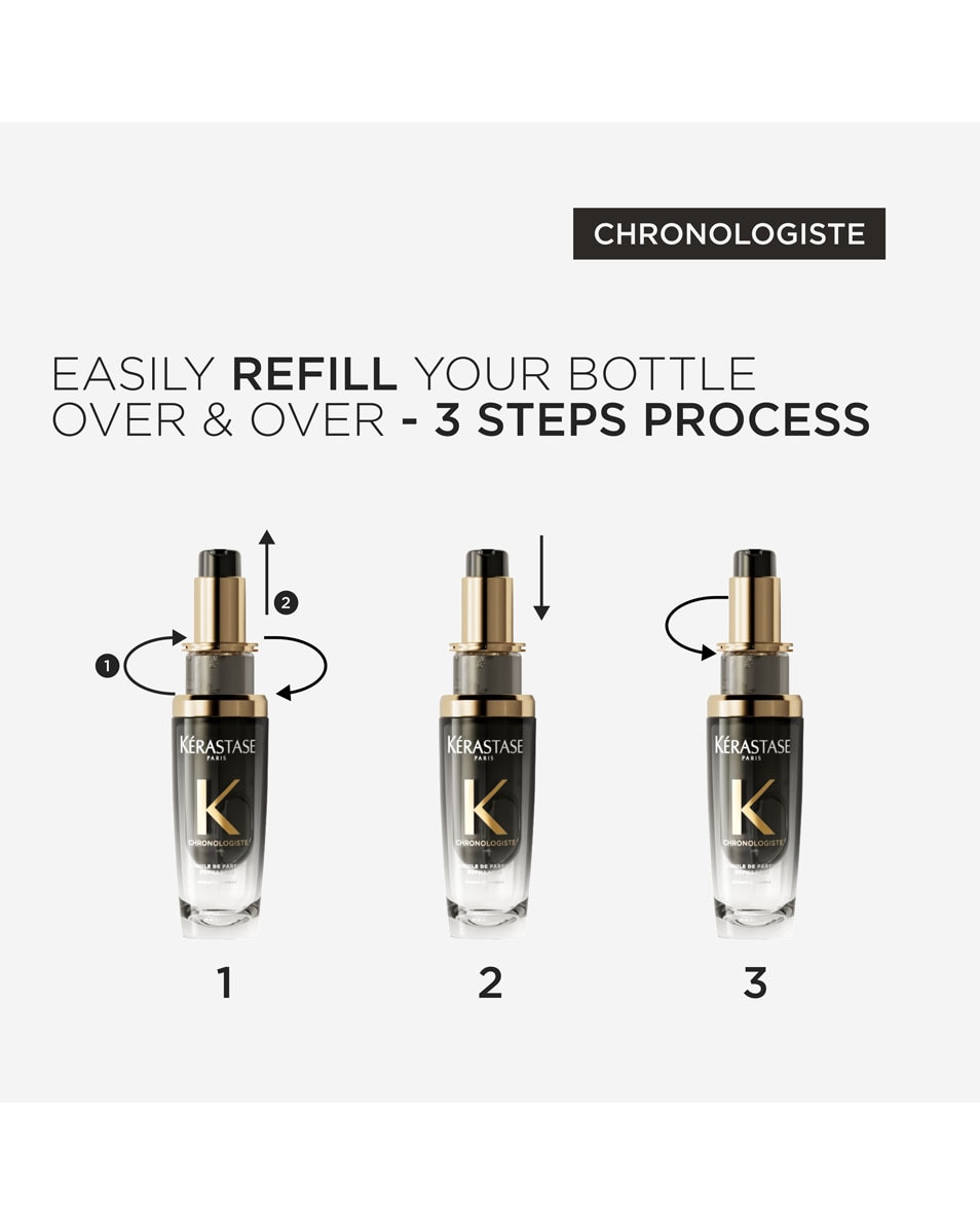 Huile de recharge - pour tous types de cheveux