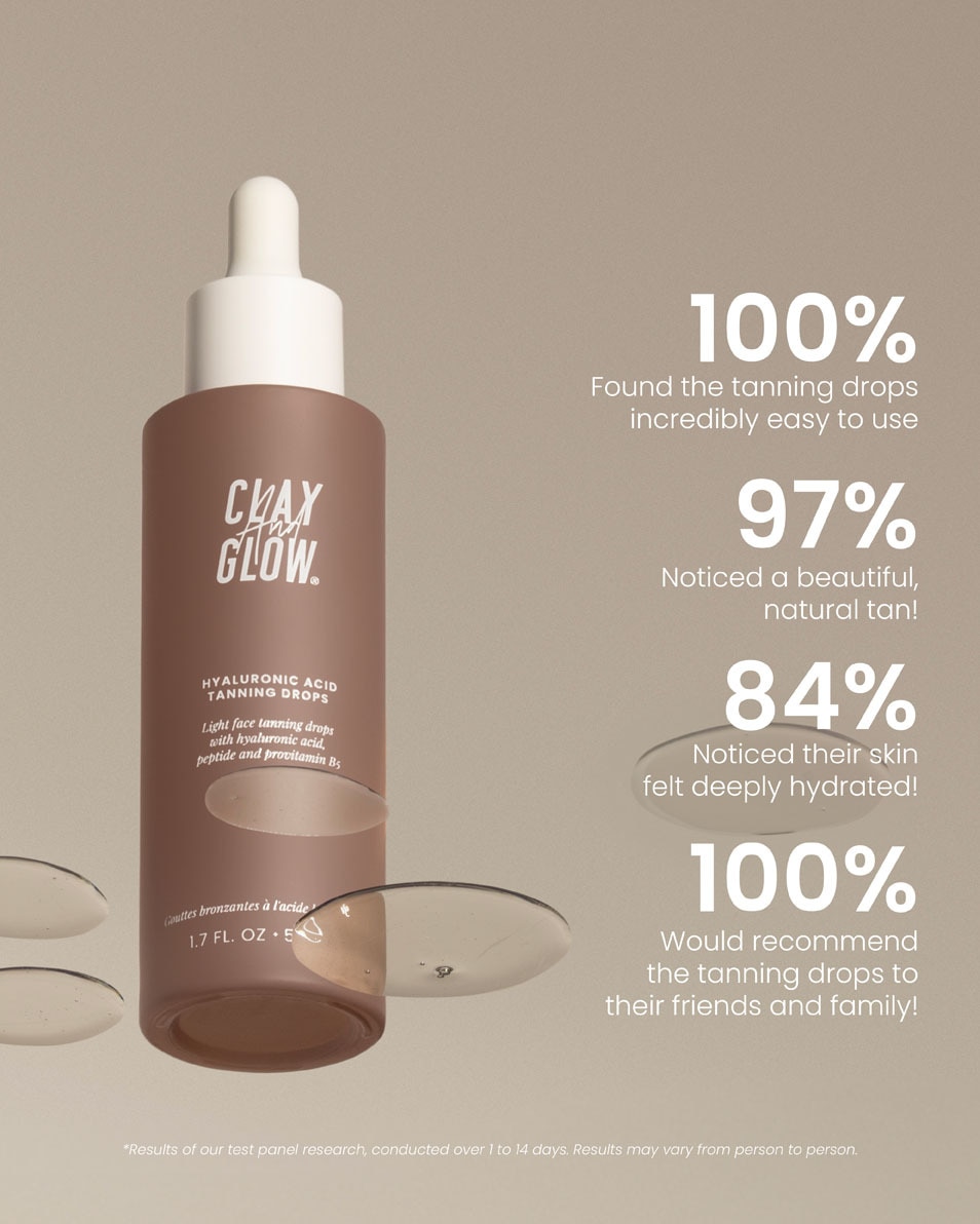 Gouttes bronzantes à l'acide hyaluronique