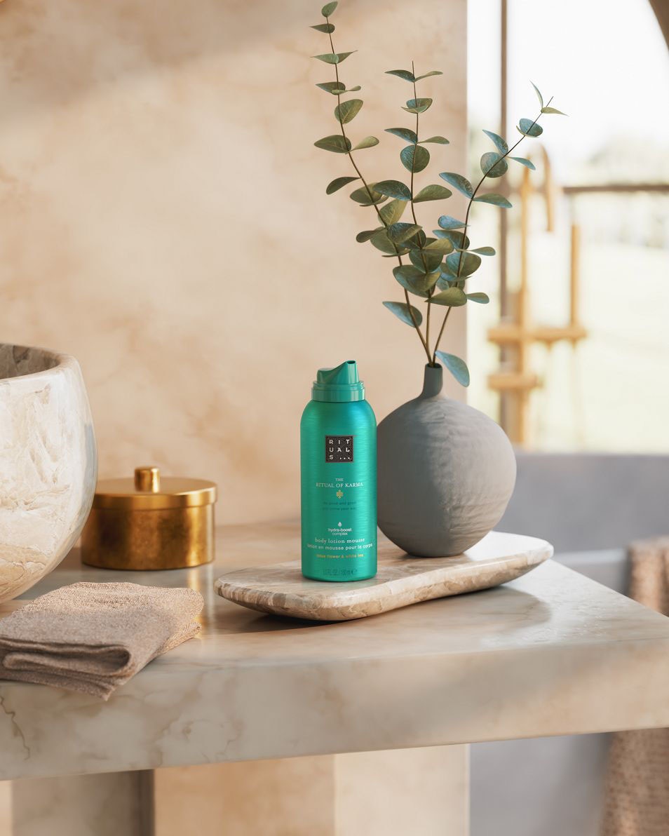 lotion en mousse pour le corps