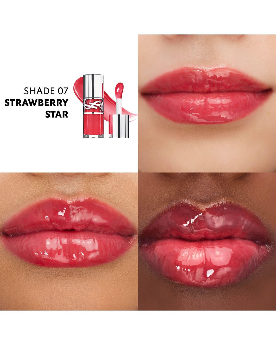 YVES SAINT LAURENT YSL Loveshine Gloss Plumping lip oil gloss - Fini Glossy Non Collant Lashes 4