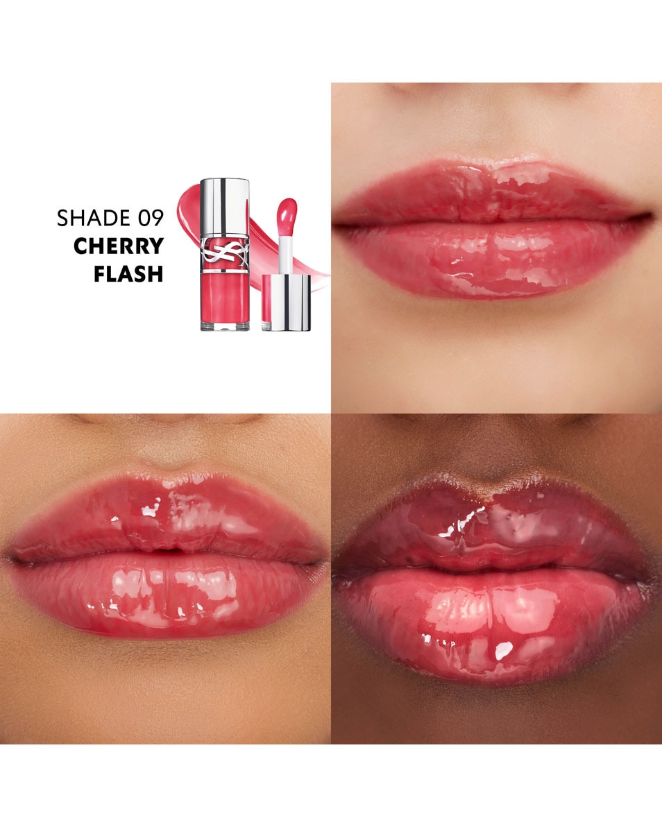 YVES SAINT LAURENT YSL Loveshine Gloss Plumping lip oil gloss - Fini Glossy Non Collant Glow Bronze 4